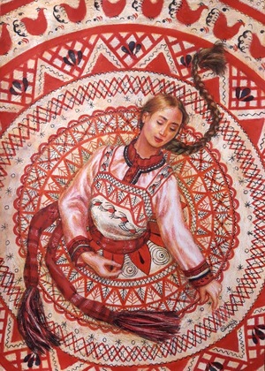  Взаимодействие русских народных росписей и моды