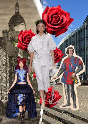 Флоральная символика в костюмах эпохи Средневековья и современности