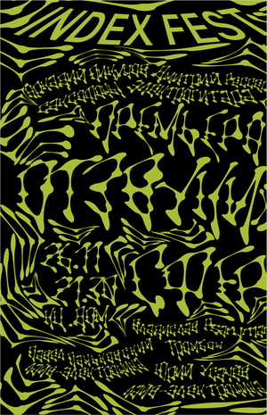 Плакат для INDEX FEST