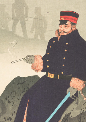 Отражение западной культуры в военной форме на японских гравюрах(мейдзи)