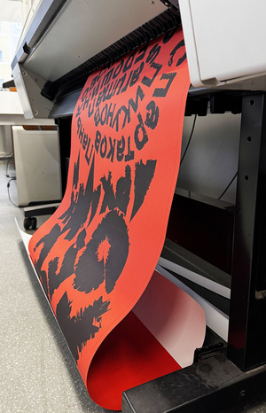 Развеска плакатов для INDEX FEST