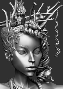 Chaos Queen | Скульпт скинов