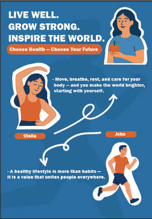 LIVE WELL. GROW STRONG. INSPIRE THE WORLD.