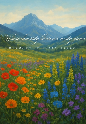 Diversity is Power: Where diversity blossoms, unity grows.