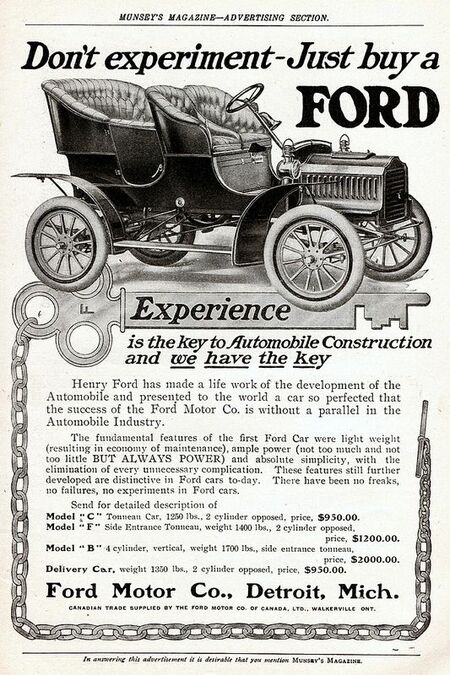 Ford Model T. «Жестяная Лиззи» — в каждый дом