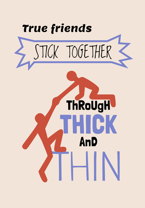 Through thick and thin