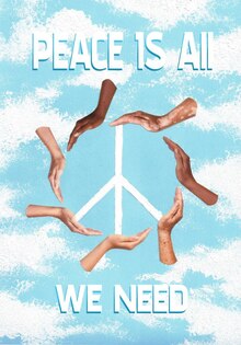 Respect Life. Protect Peace. Уважай жизнь. Защищай&nbsp;мир.
