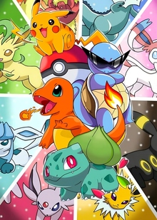 Исследование персонажей Pokémon