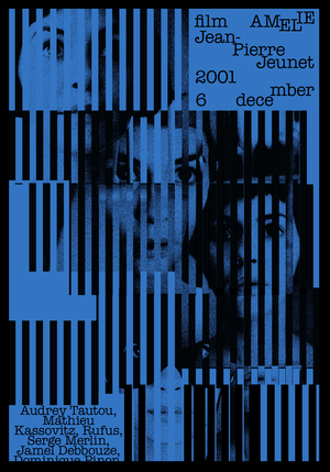 Киноплакат к фильму «Амели», Франция