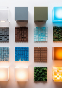 Pixel Light Blocks: серия пиксельных светильников-кубов