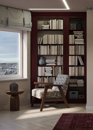 Видовая квартира с элементами русского стиля