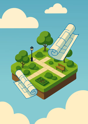 Heavenly Garden 2D-игра