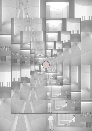 Концепция офисного пространства бренда luni