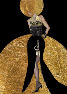 Коллаж-конструктор: платье Versace