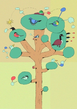 Рефлексия сквозь перья 