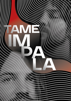 Плакат, посвященный Tame Impala