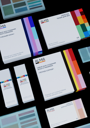 Упаковка косметики Alma