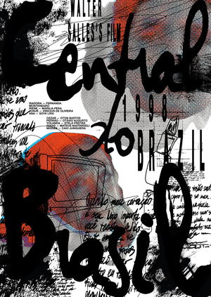 Плакат для Culture Mirror Intercampus Design Challenge / Central do Brasil