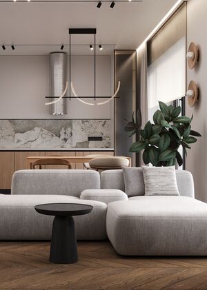 Дизайн-проект квартиры в ЖК LEVEL Мичуринский