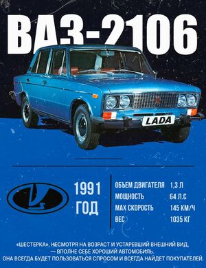 ВАЗ-2106. Легенда родных дорог