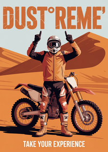 Брендинг турагентства DUST°REME' глазами ИИ