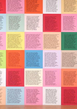 JENNY HOLZER «20 INFLAMMATORY ESSAYS»