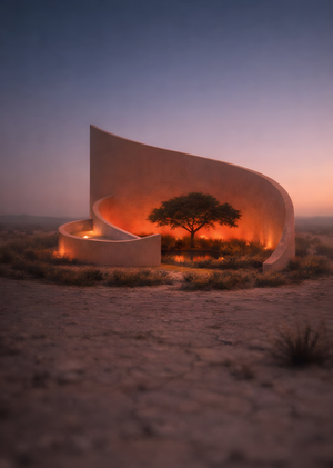 Средовая концепция сада «Оазис»