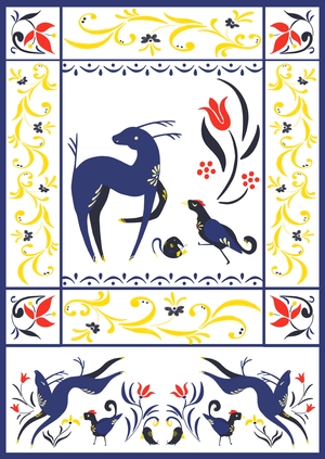 Дизайн маскотов для сувенирного магазина