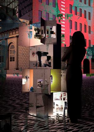 Медиа‑стеллаж Большого Города