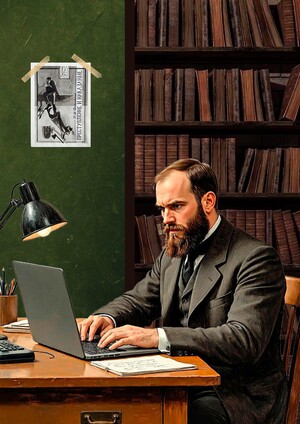 Дизайн-проект интерьера библиотеки им Ф.М.Достоевского 
