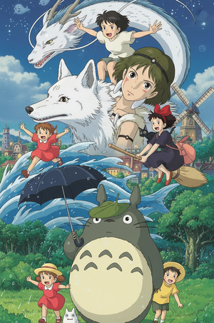 Анализ изменения популярности фильмов Хаяо Миядзаки