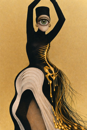 Фэшн коллаж. Платье Бренда.