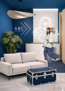 Дизайн-проект офиса «Ozon Командировки»