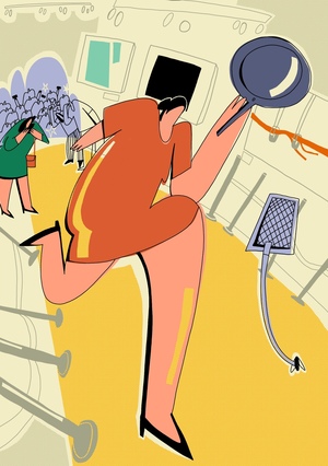 Сценарий к мультфильму "Мушиные бега" 