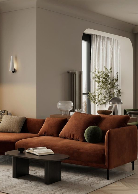 тепло пространства в стиле modern contemporary 