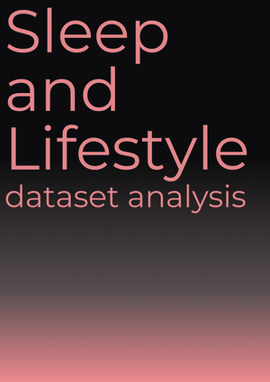 Анализ сна и образа жизни
