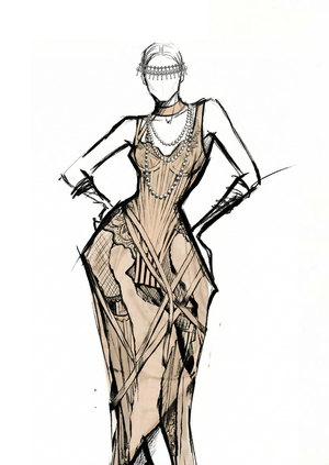 Фэшн Коллаж. Платье бренда