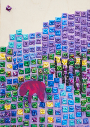 Мозаика «Лошадка в горах»