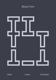 Blocki Font