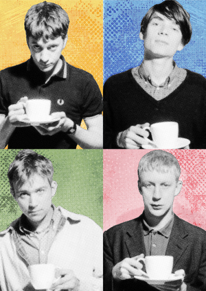 Разработка медиа-дизайна для тура группы blur в Москве