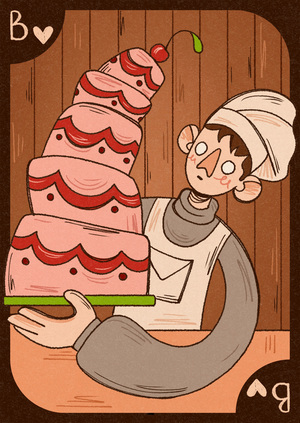 Колода карт «Ресторанный дворик»