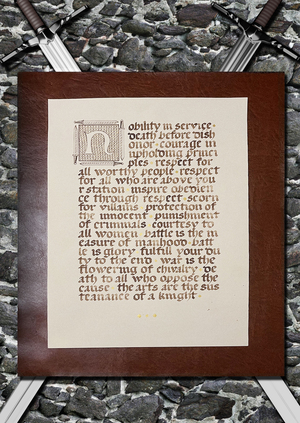 Рыцарский кодекс чести