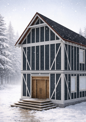 Альбом каркасного дома. ArchiCAD.