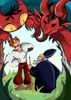 Сказка о попе и работнике его Балде