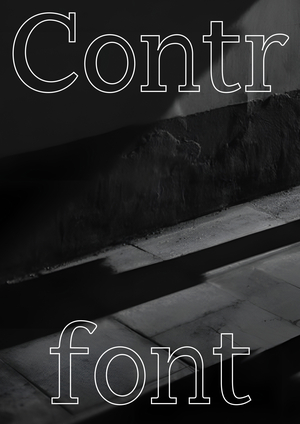 Contr font
