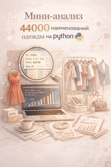 Мини-анализ 44000 наименований одежды