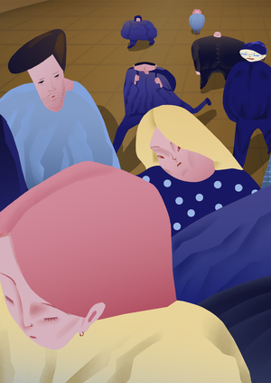 Метро: серия иллюстраций 