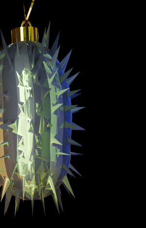 новогодний огурец_turntable