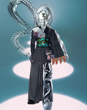 Фэшн-коллаж. "Платье" бренда