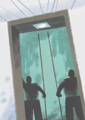 Почему застрял лифт?